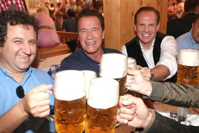 Arnie Loves Beer And Never Misses An Oktoberfest!