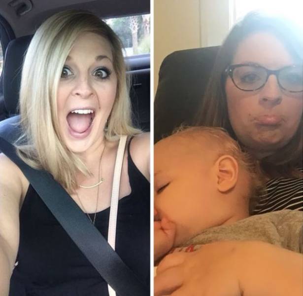 Parents Before And After Their Kids Were Born Is A Drastic Contrast