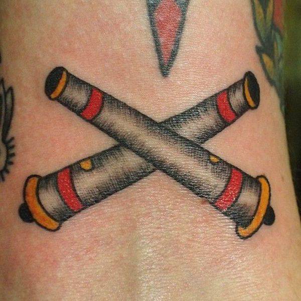 Artillery Cannons tattoo