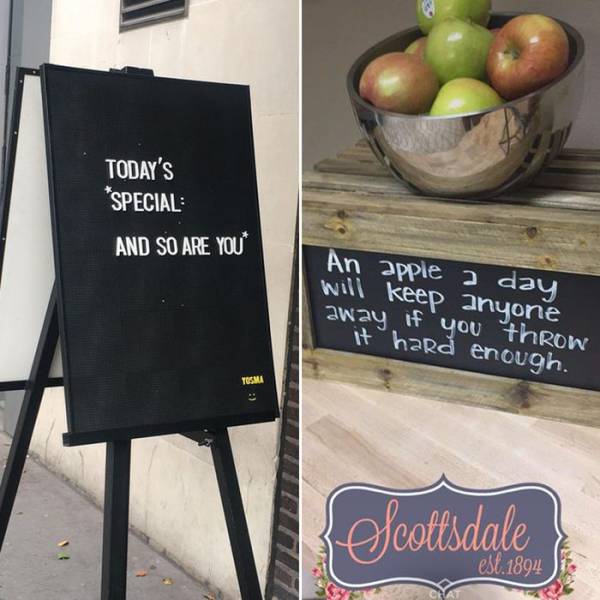 Bars And Cafes Know How To Attract Customers With Their Chalkboard Signs