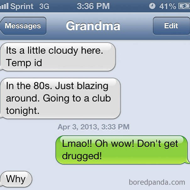 Grandparents Just Can’t Handle That Thing Called “Texting”