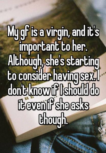 When You’re Dating A Virgin…