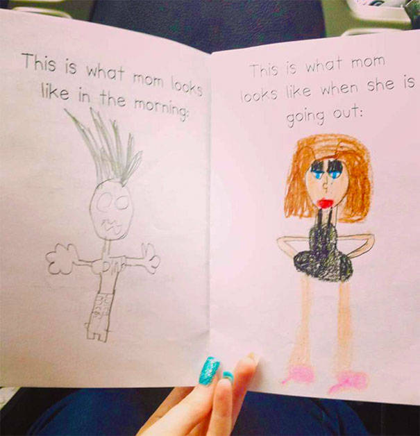 Your Kids Always Can Draw Something Extra About You