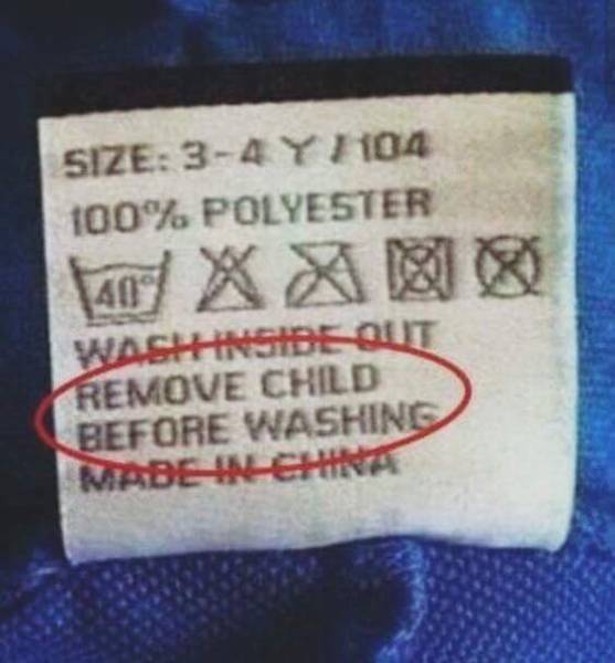 Some People Need Very Clear Instructions