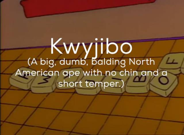 Simpsons Were Very Inventive In Terms Of Fake Words