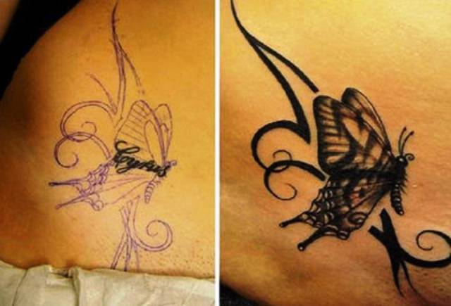 A Really Bad Tattoo Needs A Really Good Cover Up