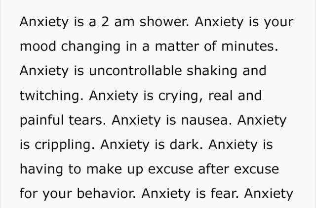 She Told The World What Anxiety Really Feels Like