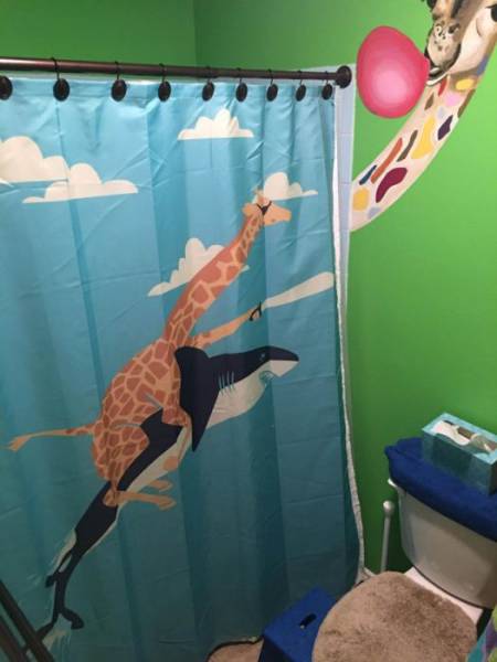 These Shower Curtains Are Perfect For Those With Sense Of Humor
