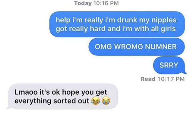 That’s Why You Never Drink And Text