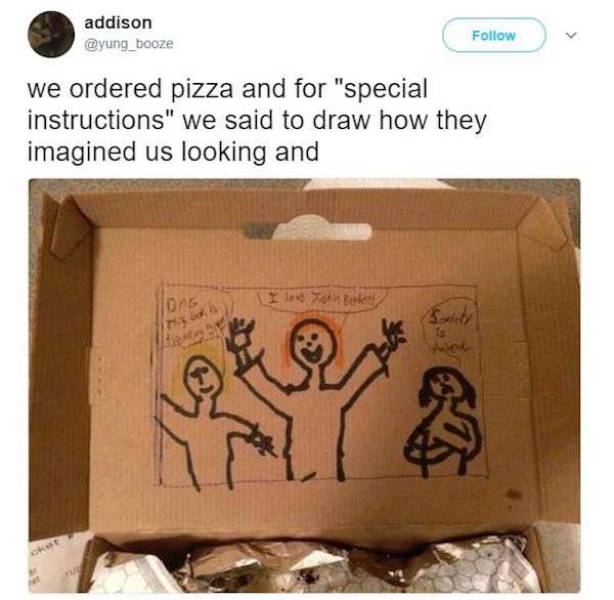 Pizza Workers Get All Kinds Of Bizarre Special Delivery Requests