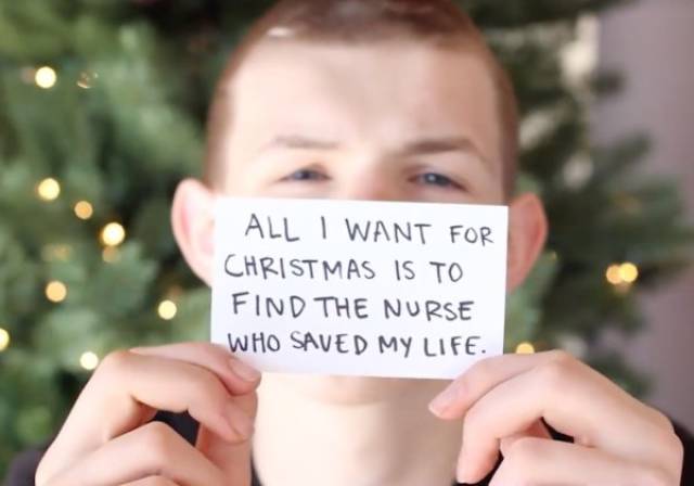 The Only Wish This Guy Has Is To Find The Nurse Who Saved His Life 18 Years Ago