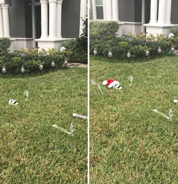When You’re Too Lazy To Decorate Your Home For Christmas