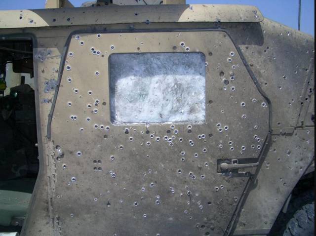 This Humvee’s Armor Saved Some Lives From A Bomb Explosion