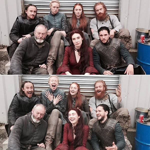“Game Of Thrones” Actors Are Actually Very Good Friends Behind The Camera!