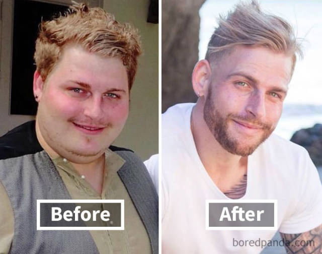 loss weight face before change amazing changes 40 reveal transformation affect boredpanda lbs lost gains makeovers