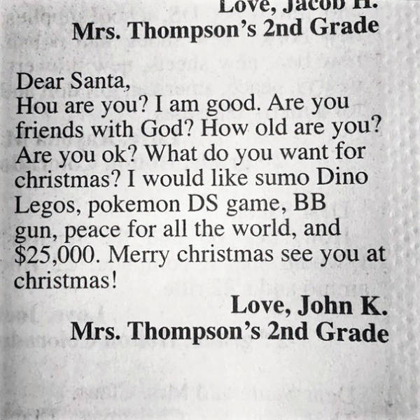 Santa Will Surely Smile When He Sees These Letters From Kids