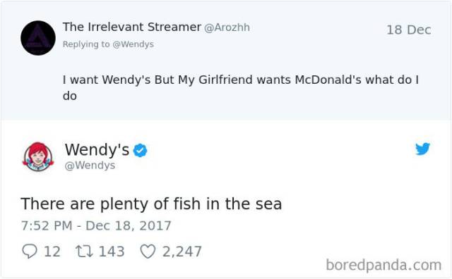 “Wendy’s” Is Good Both At Roasting Meat And Other Twitter Users