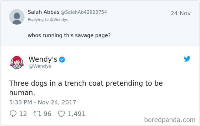 “Wendy’s” Is Good Both At Roasting Meat And Other Twitter Users