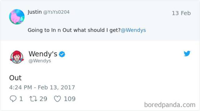 “Wendy’s” Is Good Both At Roasting Meat And Other Twitter Users
