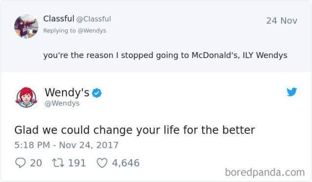 “Wendy’s” Is Good Both At Roasting Meat And Other Twitter Users