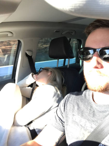 She’s Clearly Excited About Their Road Trips…