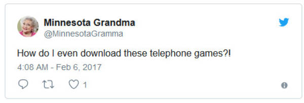 Grandparents Are Just Not Compatible With Modern Technology