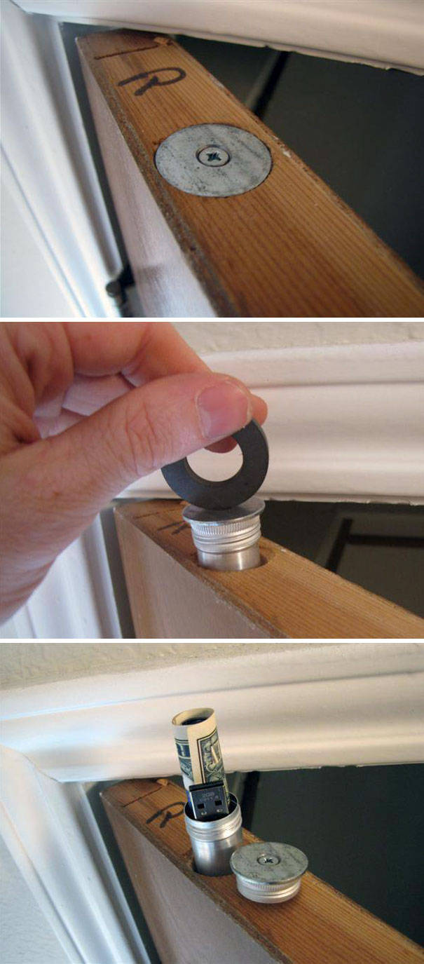 Ideas For The Best Places To Hide Your Valuables