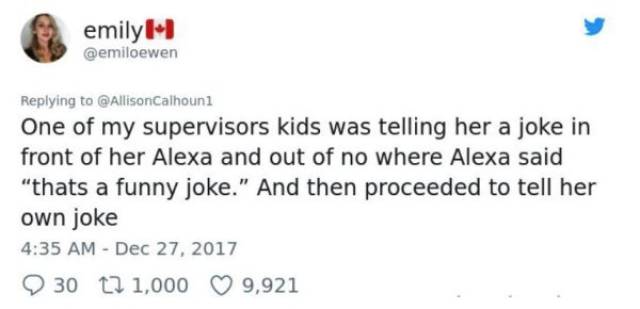 Alexa Is A Pretty Terrifying Thing To Be Honest