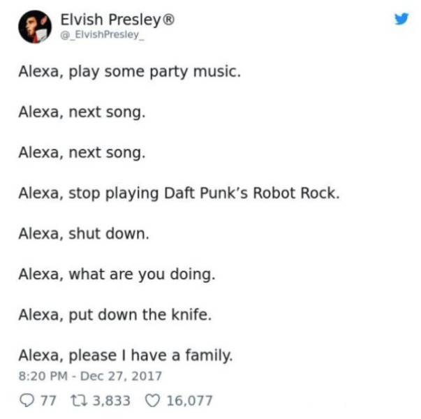Alexa Is A Pretty Terrifying Thing To Be Honest