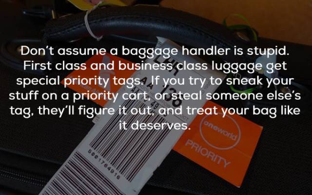 Secrets From The World Of Airline Baggage Handlers