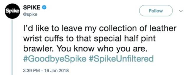 As Spike TV Is Shutting Down, Their Twitterguy Went Absolutely Ham