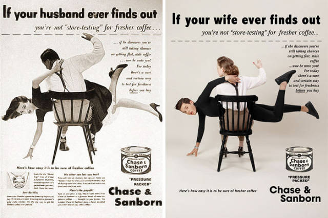 What If Vintage Sexist Ads Were Sexist Towards Men Instead…