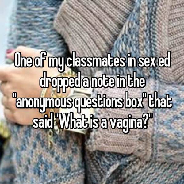 Sex Ed Classes Are Always Awkward