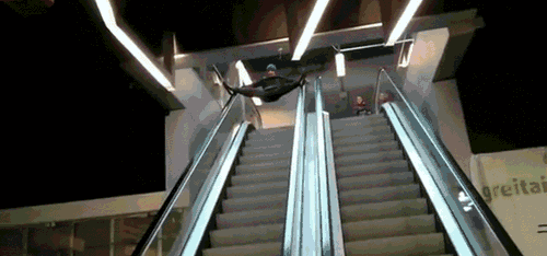 Escalators Are Too Hard To Handle Apparently