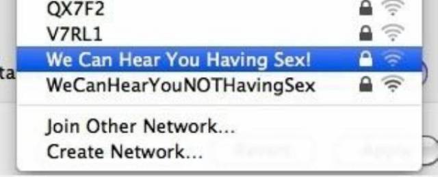 Even Wi-Fi Names Can Be Creative!