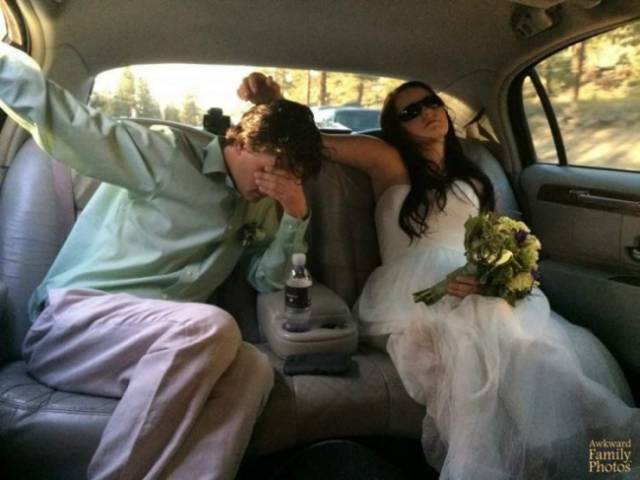 Wedding Photographers Always Catch Something Awkward
