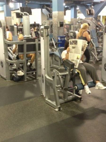 Some People Go To The Gym Just To Fail