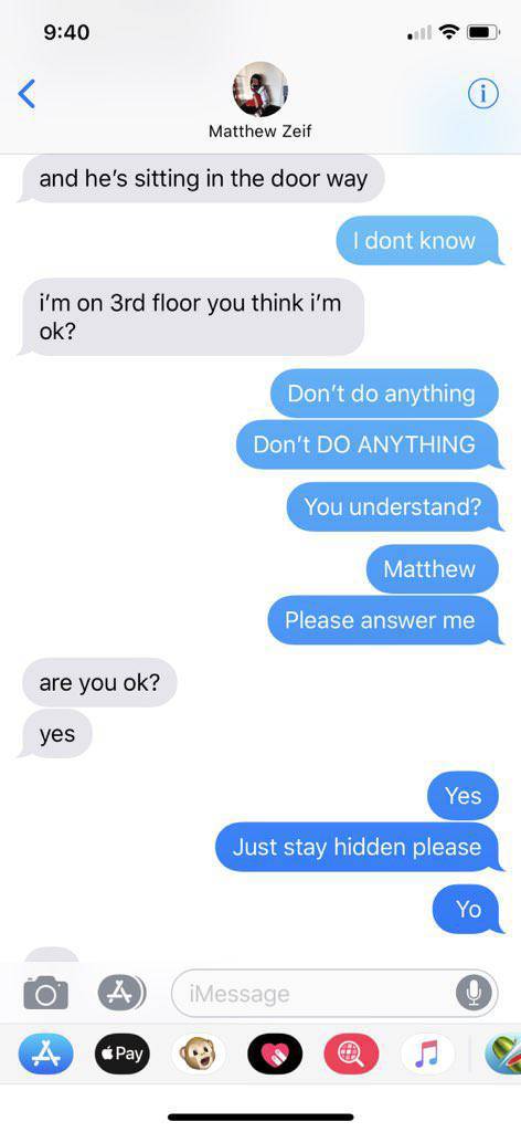 Texts Between Two Brothers Amidst Florida High School Shooting Is Something Way Too Emotional