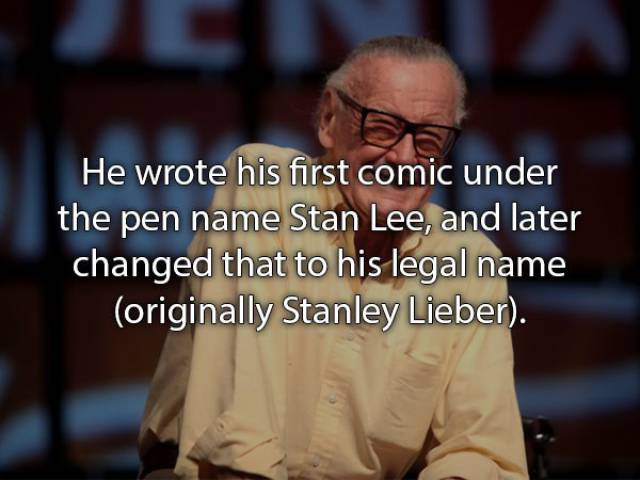 Facts About Stan Lee Are MARVELtastic!