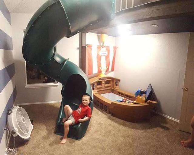 Dad Decided To Renovate His Son’s Room With A Little Twist