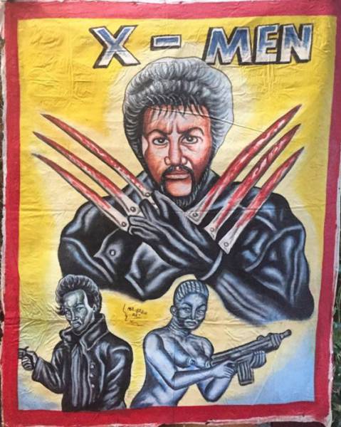In Africa Some Movie Posters Have To Be Painted By Hand…
