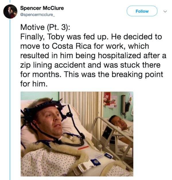 There’s A New Dark Conspiracy Theory About Toby From “The Office”