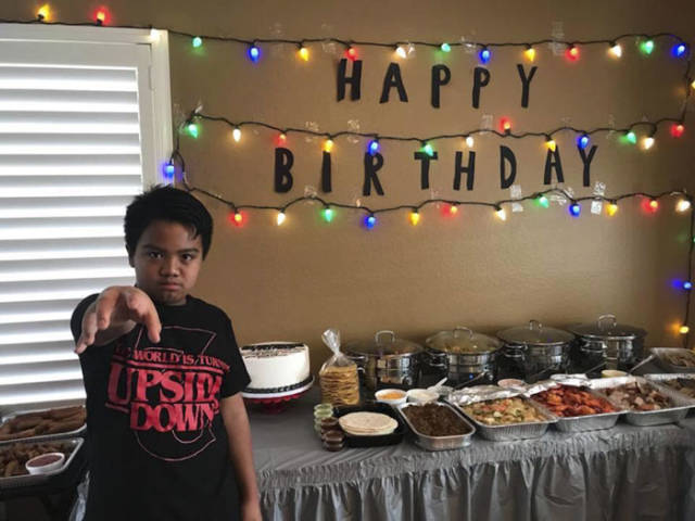 This Boy’s “Stranger Things” Birthday Party Was Ignored By His Friends But Not By Millie Bobby Brown