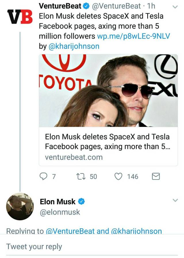 Elon Musk Doesn’t Care About Facebook Anymore