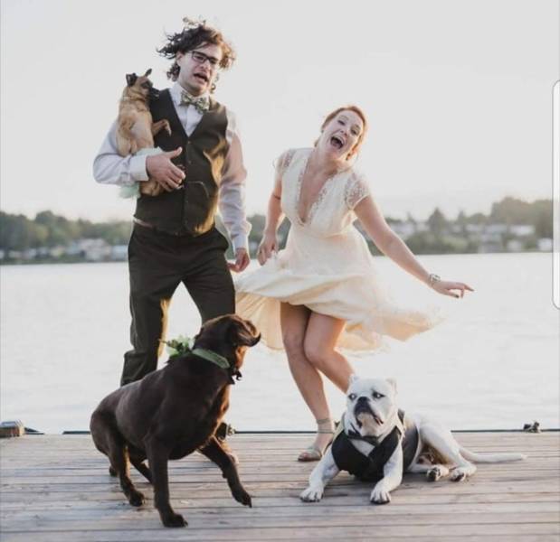 Who Said That Wedding Photos Have To Be Casual?!