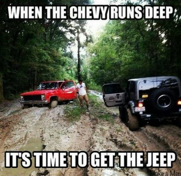 Jeep Memes Always Get Into Trouble