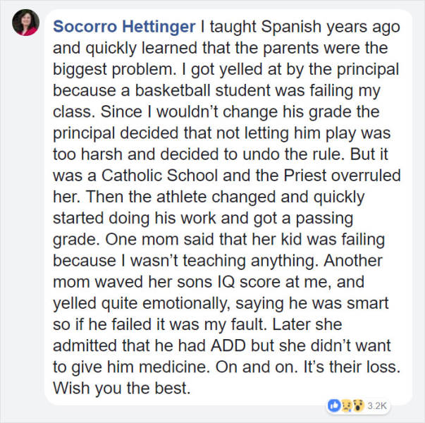 American Teacher Lets It All Out Before She Leaves Her Job Forever