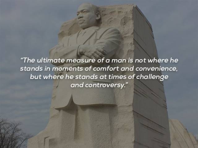 Martin Luther King Jr. Was Great At Inspiring People