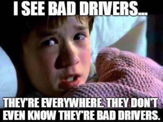 Hilarious Memes About Bad Driving.