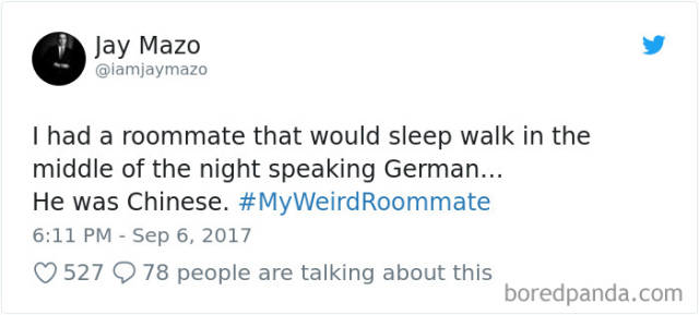 Share Your Best Roommate Stories With #MyWeirdestRoommate